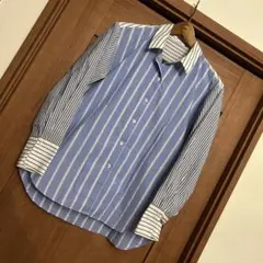 DoCLASSE◆ドゥクラッセのストライプシャツ◆爽やかブルーの3種柄がお洒落！