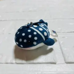 【美品】 海遊館 ジンベエザメ マスコット ストラップ キーホルダー ぬいぐるみ