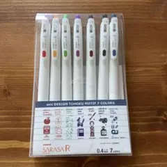 【2023杜の文具博限定】SARASA R ericコラボ　7色セットのサムネイル