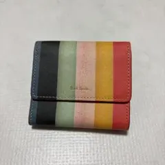 ☆新品 ポールスミス 長財布 アーティストストライプ 黒 ブラック 602