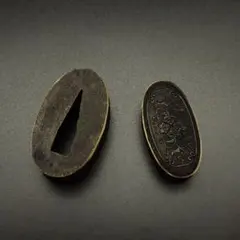 軍刀鍔 桜紋 箱鍔 刀のつば 4点おまとめセット 骨董 刀装具 - メルカリ