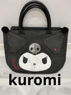 902 美品　クロミ kuromi カゴ トートバッグ カゴバッグ　ハンドバッグ