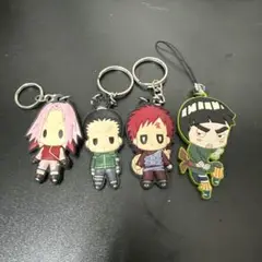 NARUTO ラバーストラップ　セット