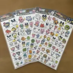 たまごっち4sizeステッカーたまごっちパラダイス、おみせっちしりーず4枚セット