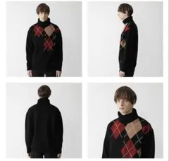 タートルネック　ニット　ブラックレーベル クレストブリッジ