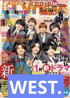 TV navi 2025年2月号　WEST.