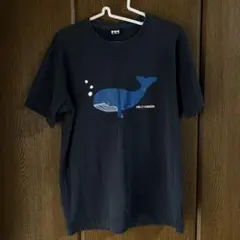 HELLY HANSEN クジラプリントTシャツ ネイビー Lサイズのサムネイル