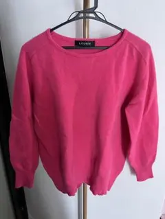 LOUNIE ピンク 長袖ニット