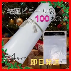 宅配ビニール　A4サイズ、１００枚のサムネイル