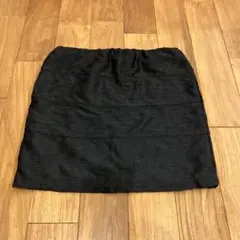 LIP SERVICE リップサービス タイトミニスカート ブラック ラメ刺繍入