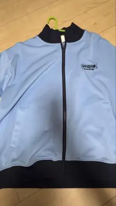 水色 ジップアップジャージ サイドポケット