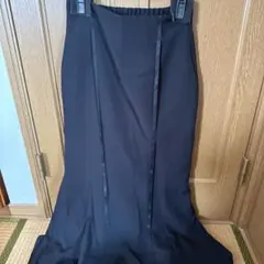 earth music&ecology サテンリボン付きマーメイドスカート