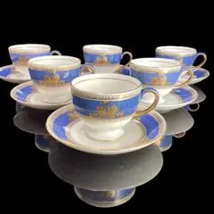 希少ウェッジウッド コロンビア パウダー ターコイズ 27cmディナー