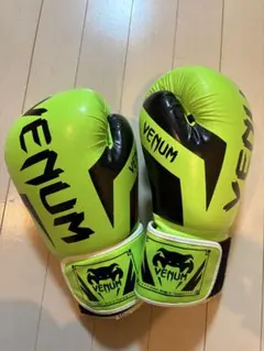 Venum ボクシンググローブ 蛍光グリーン　10オンス