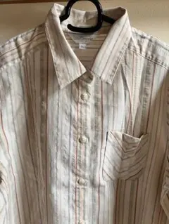 ストライプ長袖シャツ