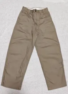 UNIQLO U ワイドフィットチノ ブラウン 73cm ユニクロU ベージュ
