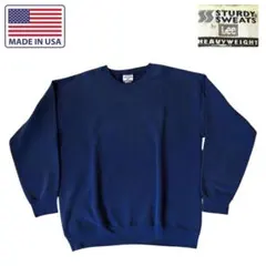 Lee USA製 XL 80S - 90S 無地 スウェット ネイビー 古着