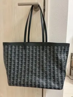 【新品・未使用】 ラコステ　レザートートバッグ 未使用級】ラコステ LACOSTE トートバッグ A4サイズ対応 大容量 手持ち