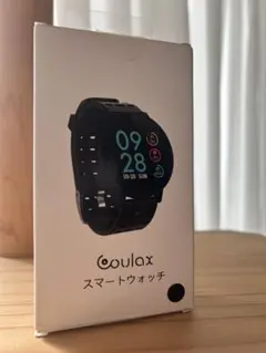Coulax スマートウォッチ ブラック 本体