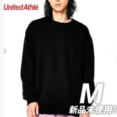 トレーナー 裏起毛 クルーネック スウェット【5928-01】M ブラック