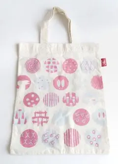 【匿名配送】もへじ うさぎ 手持ちミニトートバッグ ウサギ ピンク 和 布