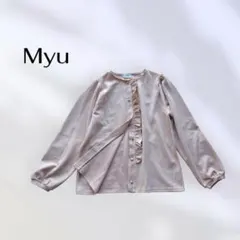 Myu ミュウ カーディガン ピンク ハートボタン 可愛い系 フリー