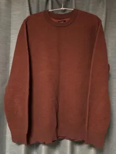 オレンジ ニット