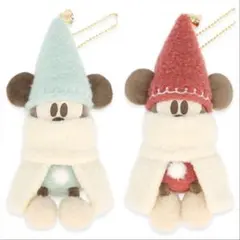 リルリンリン　ぬいぐるみバッジ　ディズニークリスマス　2025