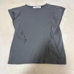 LAGUNAMOON グレー フリル半袖Tシャツのサムネイル