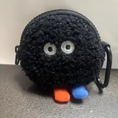 BRUNCH BROTHER ／AirPods用ポーチ ポンポン・ブラック