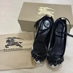 BURBERRY バーバリー オープントゥ フラットパンプスのサムネイル