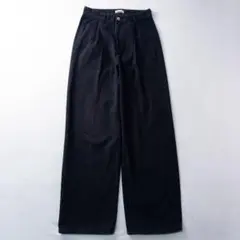 ビンテージ古着 フェード アメカジ ワーク ストリート ブラック ワイドデニムのサムネイル