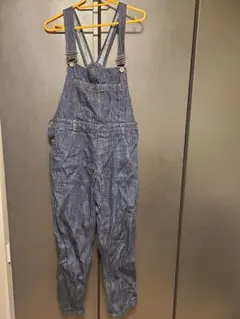 niko and…　ニコアンドダークブルーデニムサロペット　サイズ3(M)