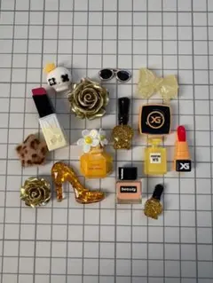 デコパーツアソートღおしゃれゴールド