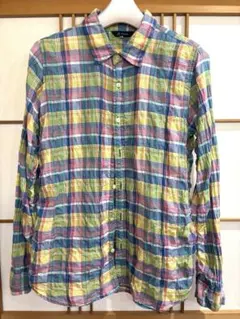 JOHNBULL シャーリングシャツ　チェック柄　レディースのサムネイル