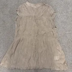 nano・universe ノースリーブブラウス