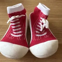 Baby Feet スニーカー風ファーストシューズ レッド　12.5cm