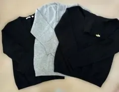 カシミヤ100%UNIQLOセーター 3枚セット S XL M