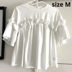 しまむら　フリルチュニック　フリルブラウス