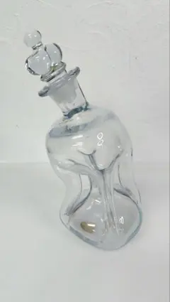 希少・初期作品】小島誠 クリスタルガラス デキャンタ サイン有 750ml
