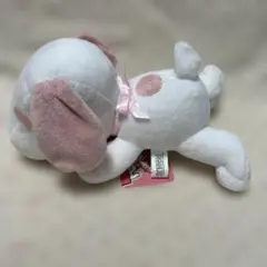 スヌーピー 寝そべり ぬいぐるみ　パステルピンク