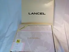 LANCEL 花柄ブランケット 140x200cm