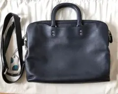 【美品】コーチ COACH ブリーフケース ネイビー
