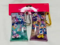 【新品未使用】ディズニーリゾート　カラビナ　ケース付き　2個　セット　小物入れ