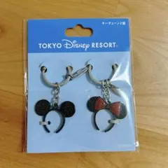 【新品】東京ディズニーリゾート ミッキー・ミニー キーチェーン 2個セット