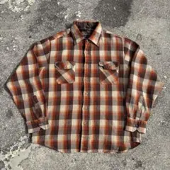 オンブレチェックシャツ シャツ