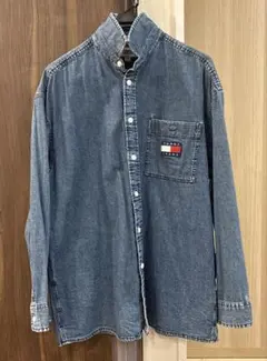 [アメリカ調達] TOMMY JEANS デニムシャツ　Lサイズ