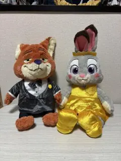 ズートピア2 FukuFuku V-BIGぬいぐるみ ニック ジュディ セット
