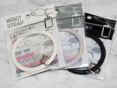 リストストラップ　ハンドストラップ　3色セット　IV　GYG　BK　シリコン手首