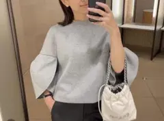 ヘイヴHeve tulip bonding blouse グレー - メルカリ